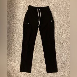Figs Yola Skinny Black Scrub Pants